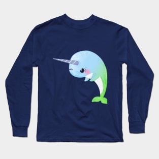 blue dolphin Long Sleeve T-Shirt